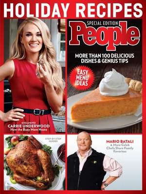 cover image of PEOPLE Holiday Recipes